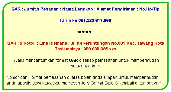 cara pesan gold g Obat Penurun Darah Tinggi Tradisional